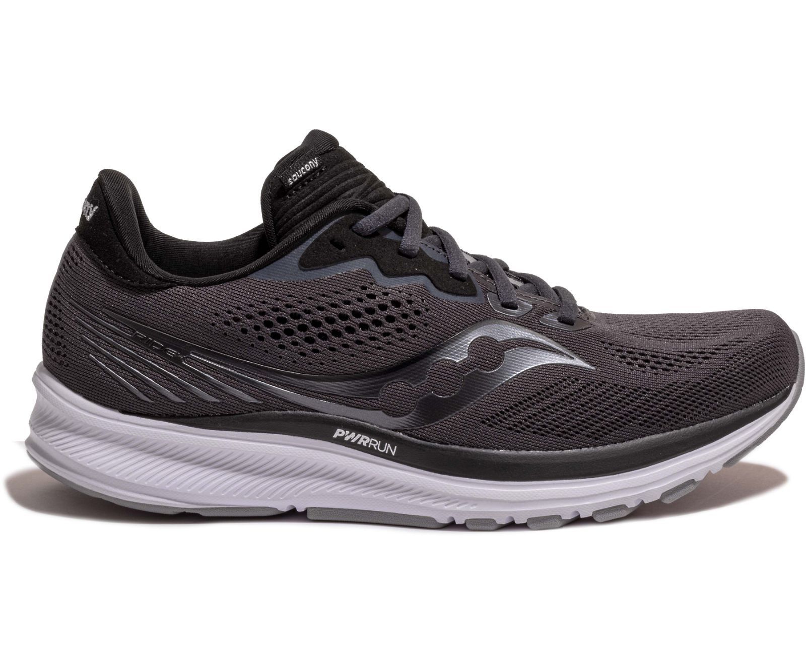 Női Saucony Ride 14 Széles Cipő Futócipő Szürke Fekete | HU 221UZG